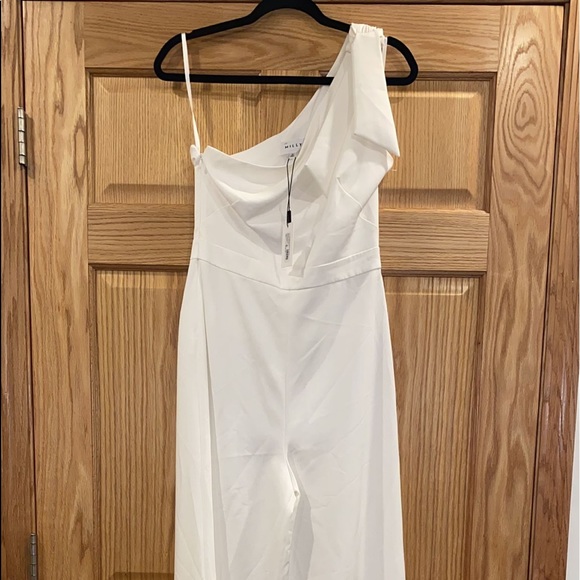 Milly Cady Caroline One-Shoulder Jumpsuit - Picture 10 of 12